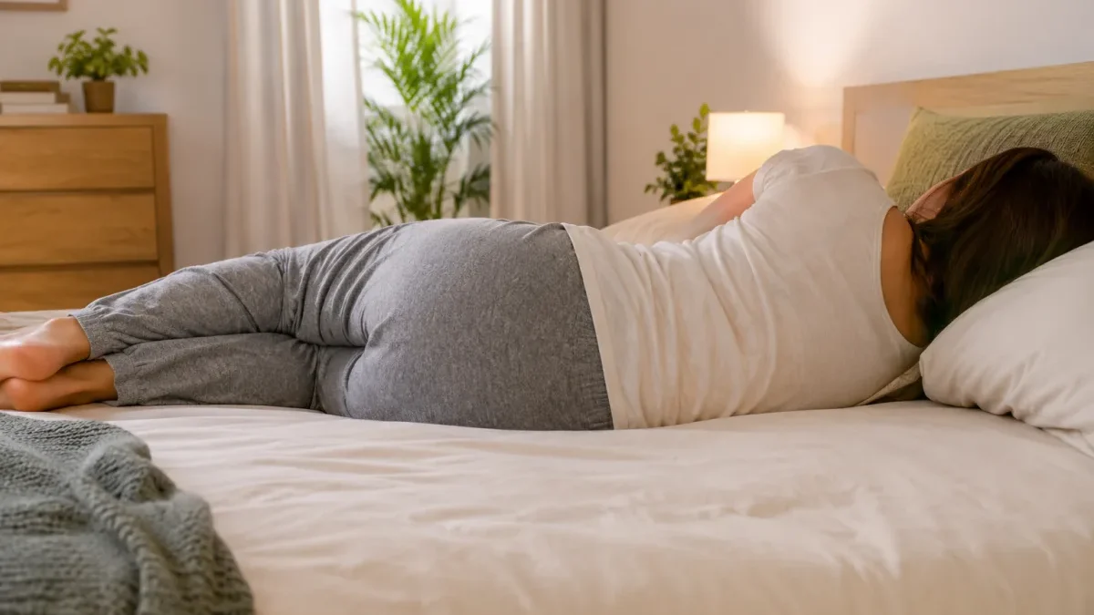 Soulager la douleur aux jambes quand je suis couché sur le côté