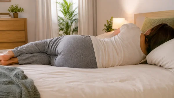 Soulager la douleur aux jambes quand je suis couché sur le côté