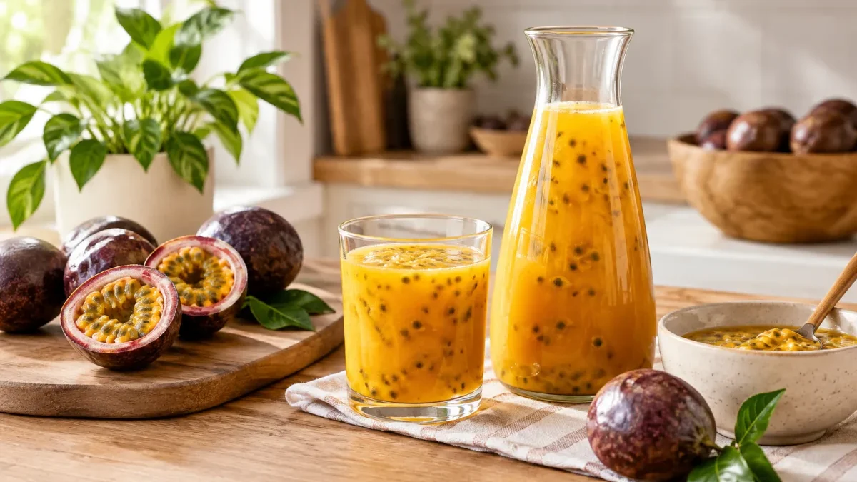 Tout savoir sur le jus de fruit de la passion fait maison et responsable